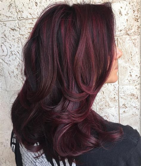 burgundy hair color|burgundy dark brown hair color.